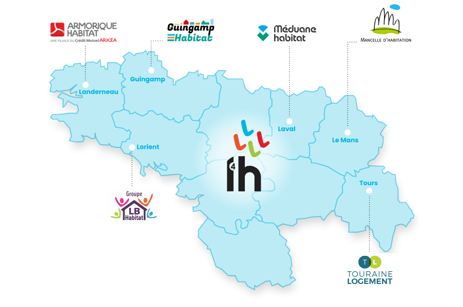 Carte L4h - Implantation géographique